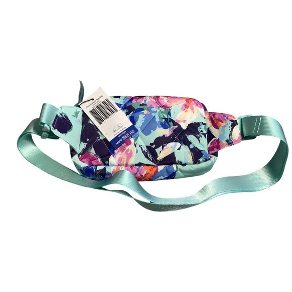 Vera Bradley Essential Mini Belt Bag Floating Blossoms Floral - Picture 2 of 6